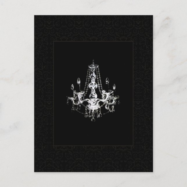 Postal Chandelier Elegance - (Anverso)
