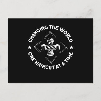 Postal Changing The World Barber Beard