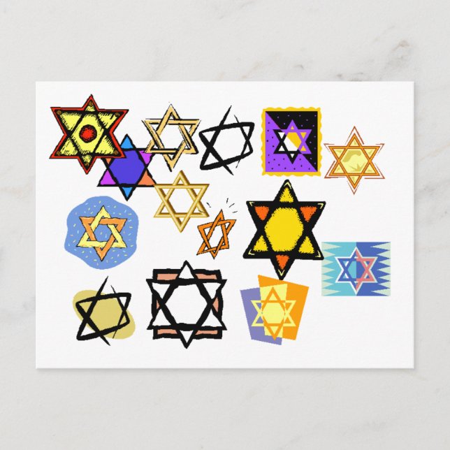 Postal Channukkah Postcard (Anverso)