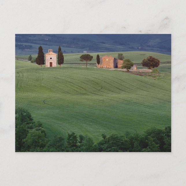 Postal Chapel San Quirico d'Orcia, Toscana, Italia (Anverso)