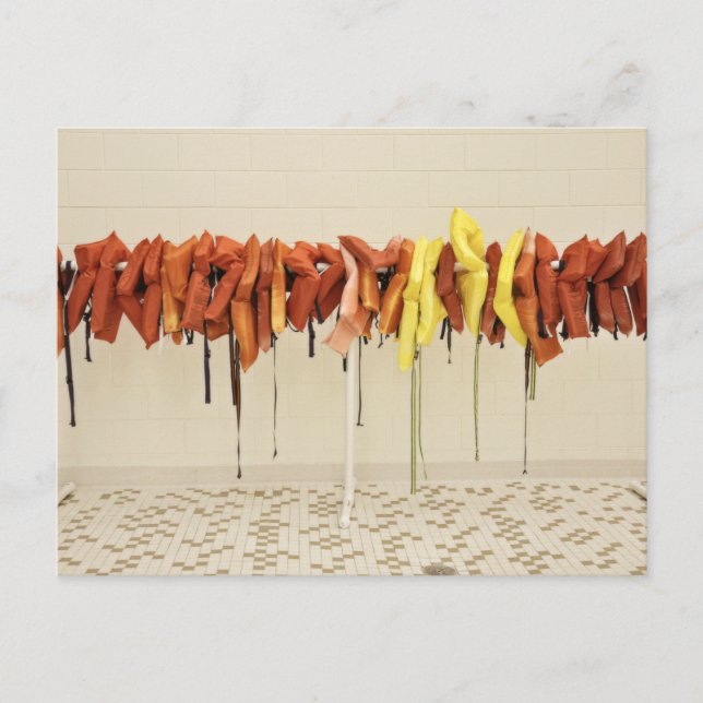 Postal Chaquetas de vida (Anverso)