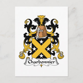 Postal Charbonnier Family Crest