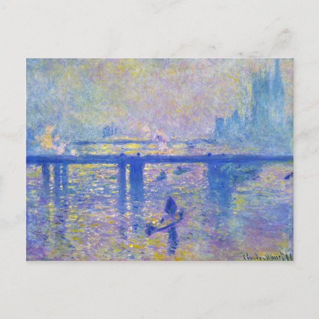 Postal Charing Cross Bridge Claude Monet (Anverso)
