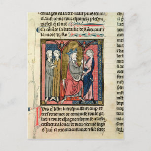 Postal Charlemagne envía a Ganelon