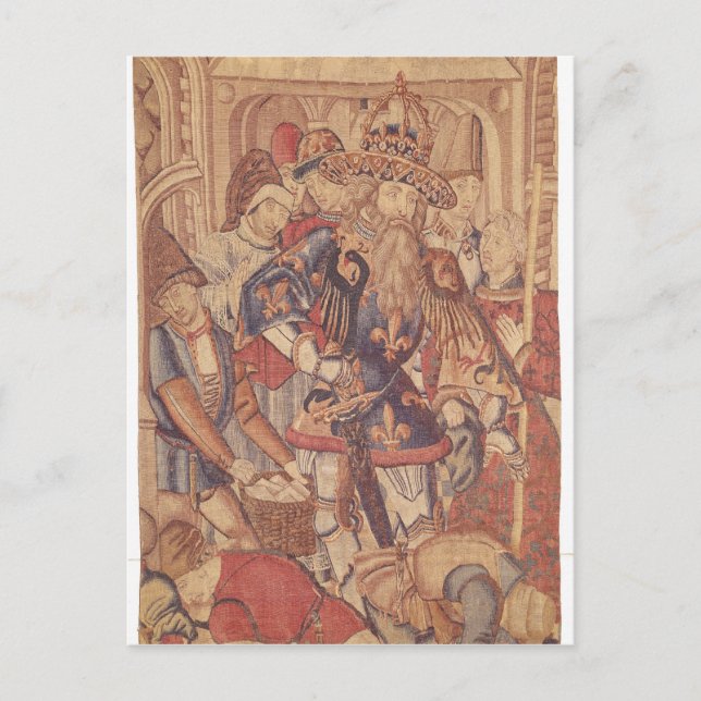 Postal Charlemagne Tournai (Anverso)