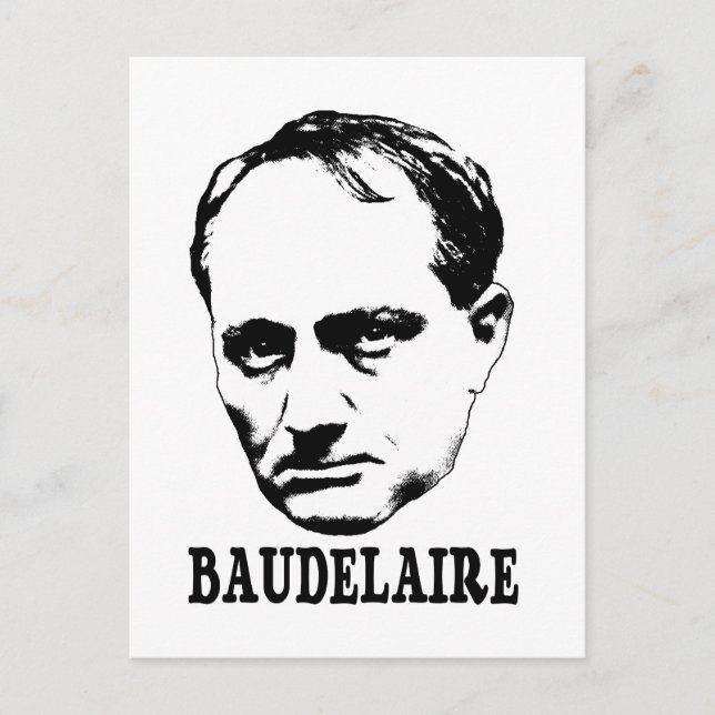 Postal Charles Baudelaire (Anverso)