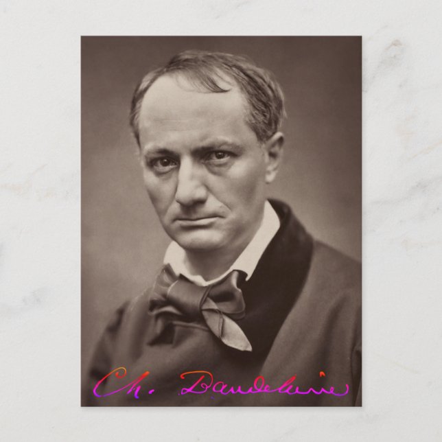 Postal Charles Baudelaire (Anverso)