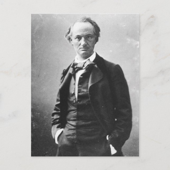 Postal Charles Baudelaire (Anverso)