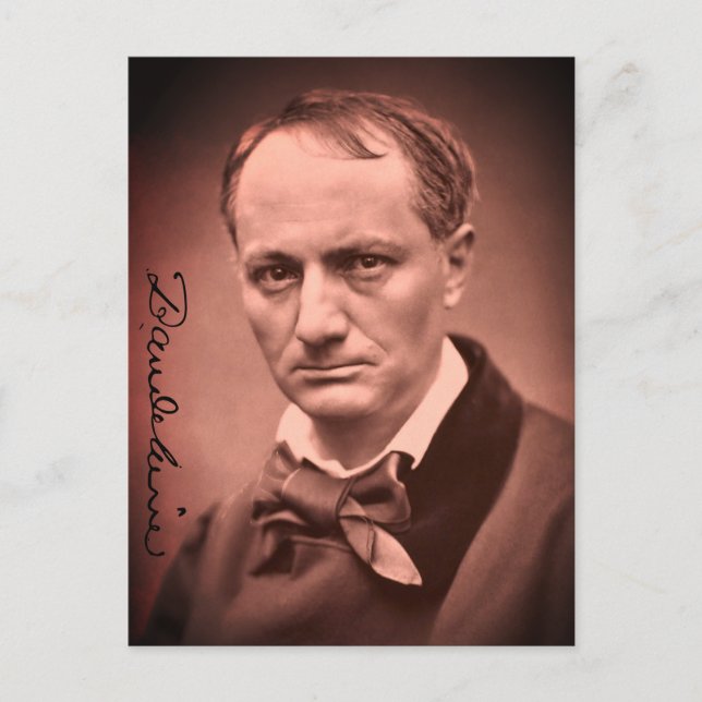 Postal Charles Baudelaire (Anverso)