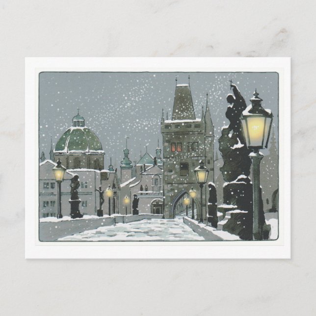 Postal Charles Bridge post card (Anverso)