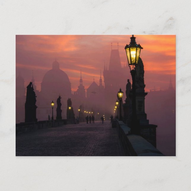 Postal Charles Bridge Prague (Anverso)