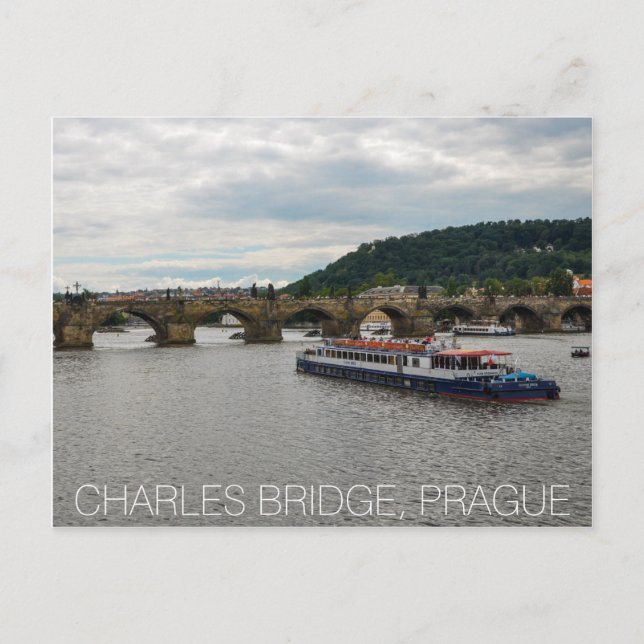 Postal Charles Bridge Prague (Anverso)