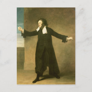 Postal Charles como Shylock en "El mercader de Venecia"