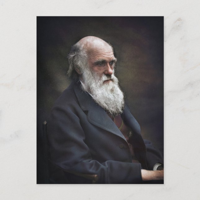 Postal Charles Darwin (Anverso)