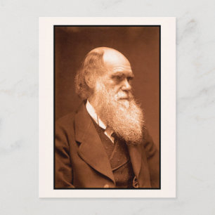 Postal Charles Darwin alrededor de 1874