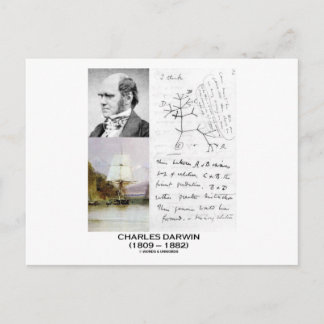Postal Charles Darwin (Darwin HMS Beagle Phylogenetics)