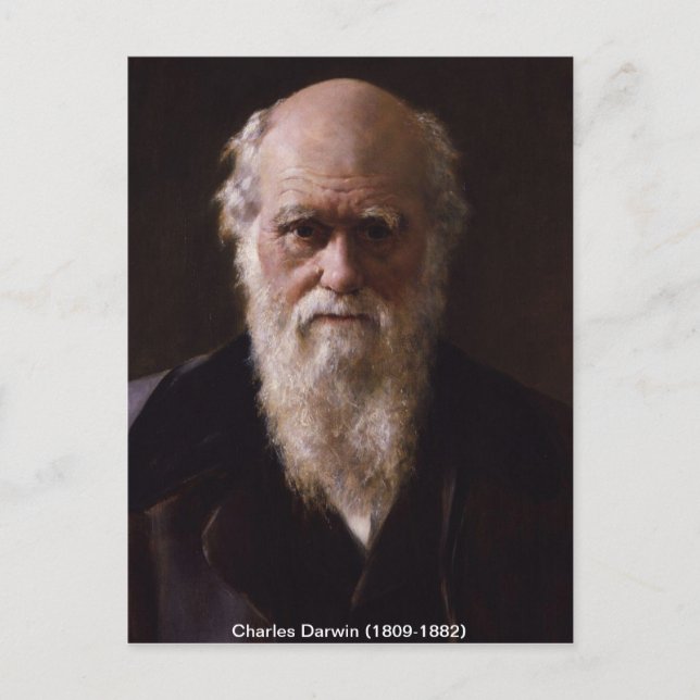 Postal Charles Darwin Postcard (Anverso)
