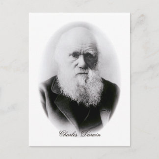 Postal Charles Darwin Vignette