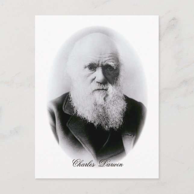 Postal Charles Darwin Vignette (Anverso)