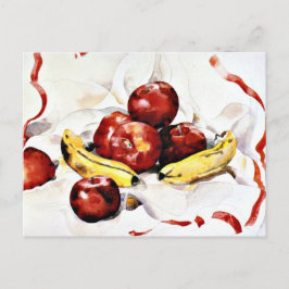 Postal Charles Demuth - Manzanas y Plátanos