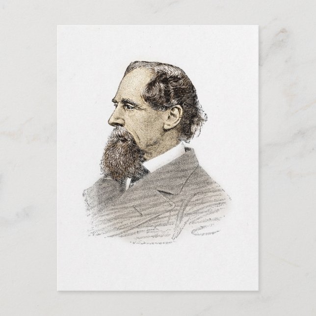Postal Charles Dickens (Anverso)