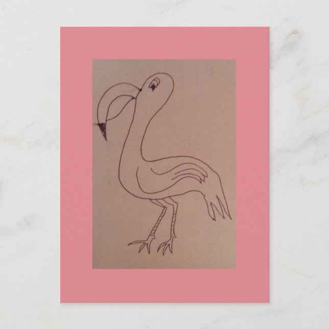 Postal Charles Flamingo (Anverso)
