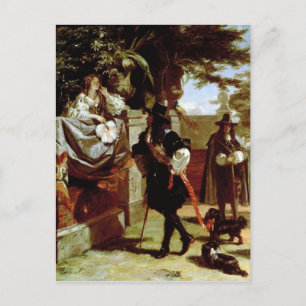 Postal Charles II y Nell Gwynne