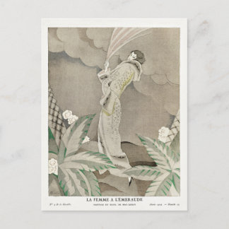 Postal Charles Martin, moda, estilo vintage