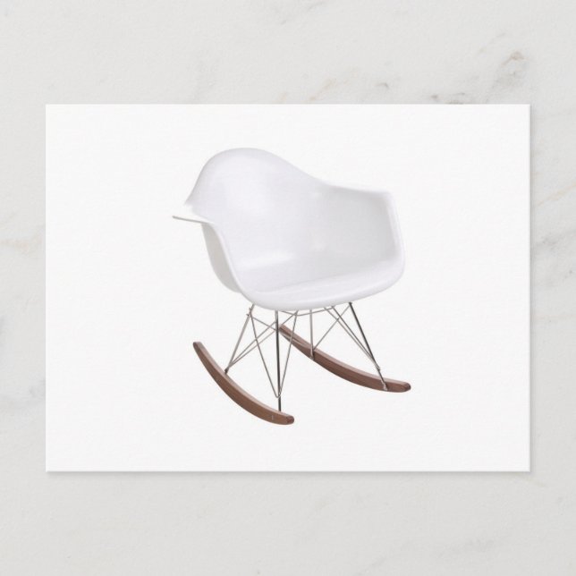 Postal Charles & Ray Eames Shell Eiffel Rocking Chair (Anverso)