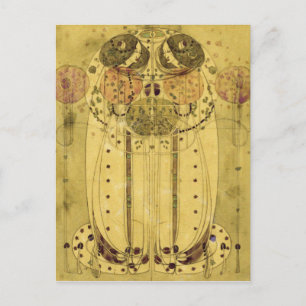 Postal Charles Rennie Mackintosh - El Wassail