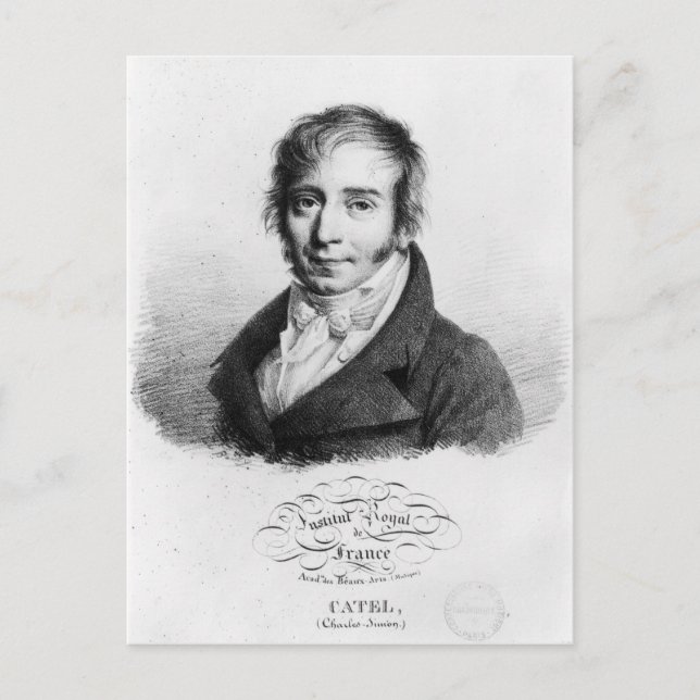 Postal Charles Simon Catel (Anverso)