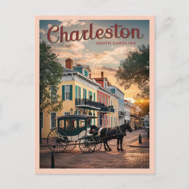 Postal Charleston, Carolina del Sur (Anverso)