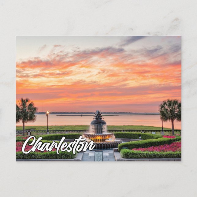 Postal Charleston, Carolina del Sur, Estados Unidos (Anverso)