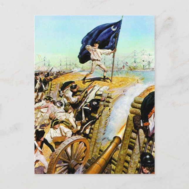 Postal Charleston, Carolina del Sur, junio de 1776 (Anverso)