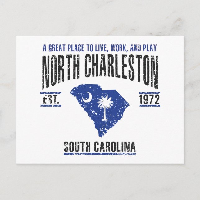 Postal Charleston del Norte (Anverso)