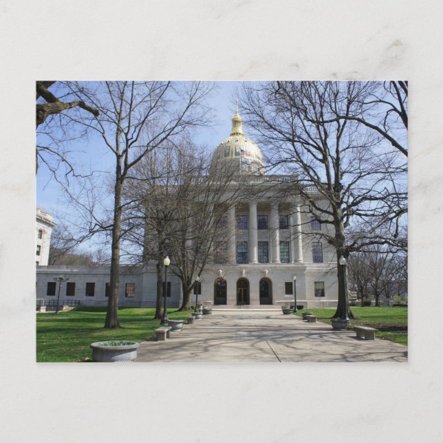 Postal Charleston Virginia Occidental (Anverso)