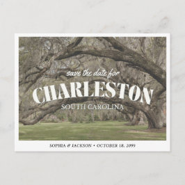Postal Charleston Wedding Save the Date Retro