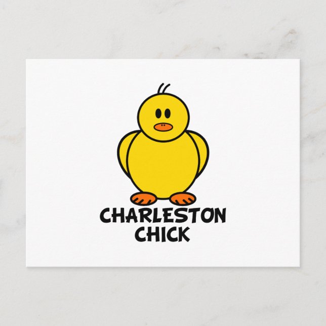 Postal Charleston West Virginia Chick (Anverso)