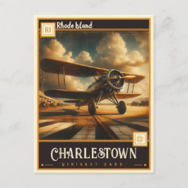 Postal Charlestown, Rhode Island | Antiguo