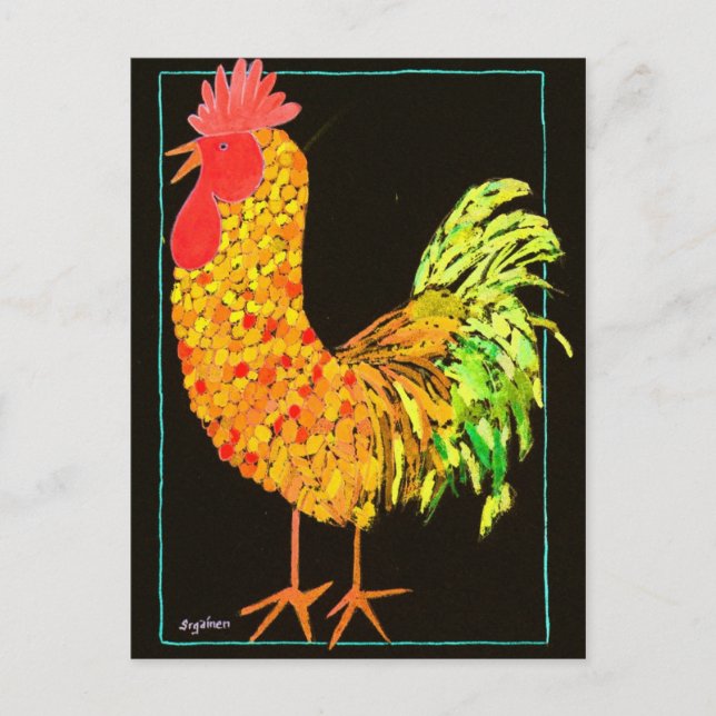 Postal Charlie Cheery Rooster #1 (Anverso)