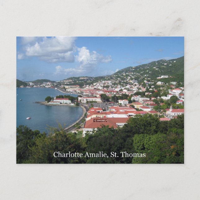Postal Charlotte Amalie, St. Thomas (Anverso)