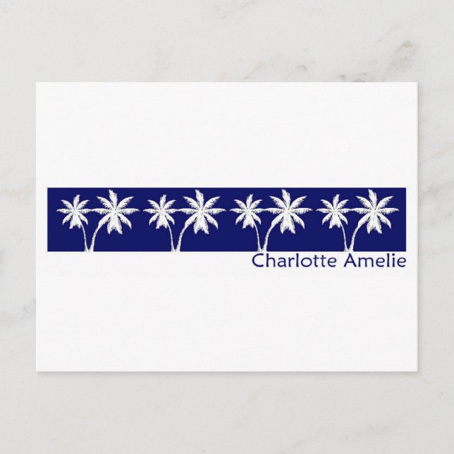 Postal Charlotte Amelie, U.S.V.I. (Anverso)