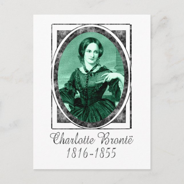 Postal Charlotte Brontë (Anverso)
