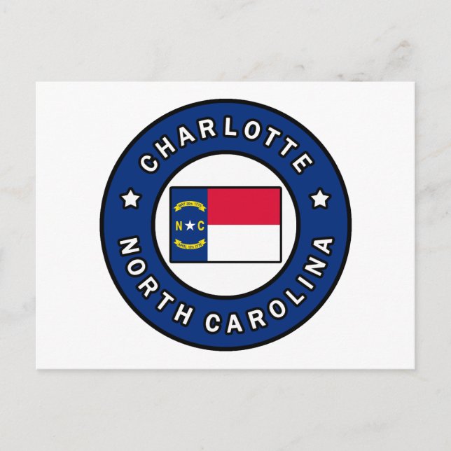 Postal Charlotte Carolina del Norte (Anverso)