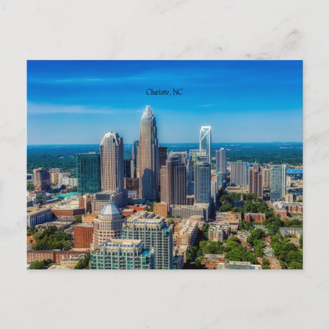 Postal Charlotte, Carolina del Norte (Anverso)