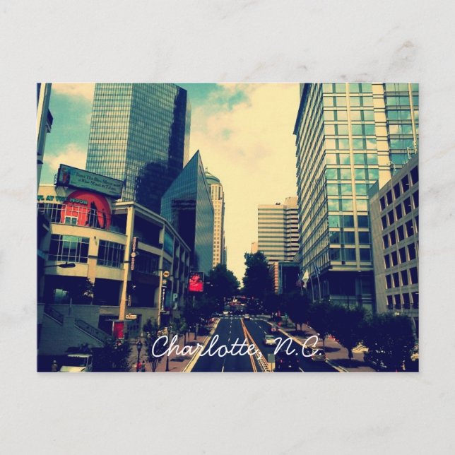 Postal Charlotte, Carolina del Norte (Anverso)