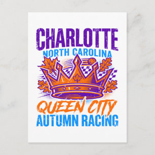 Postal Charlotte Carolina del Norte Queen City Otoño