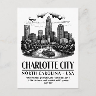 Postal Charlotte City North Carolina USA