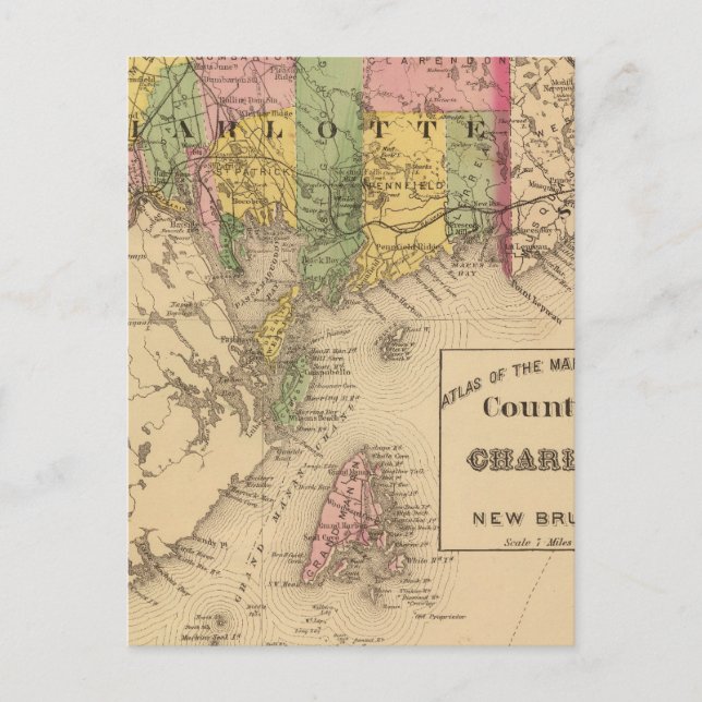 Postal Charlotte Co., NB (Anverso)