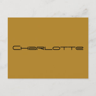 Postal Charlotte de Orphan Black tv show, fon geométrica